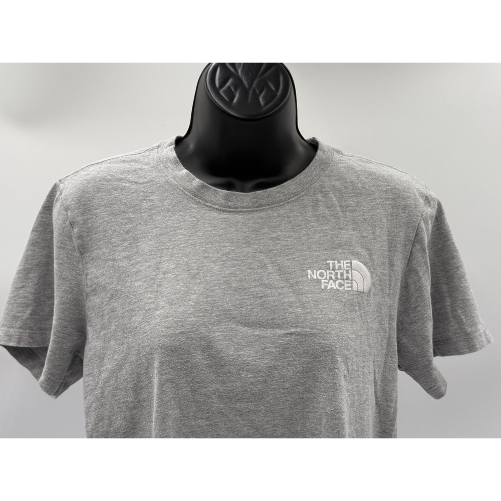 The North Face Womens Gray Short Sleeve T-Shirt Graphic‎ Tee Medium M - Picture 4 of 13